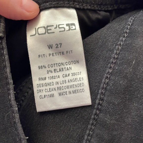 Joe’s Jeans - Black Skinny Jeans - Picture 2 of 3